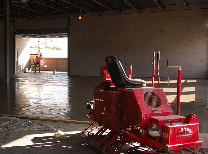 Construction of Cesar E. Chavez Elementary School, Interior