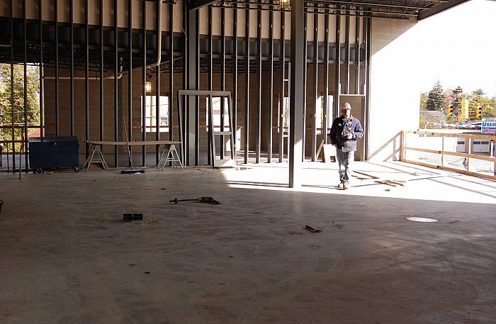 Construction of Cesar E. Chavez Elementary School, Interior