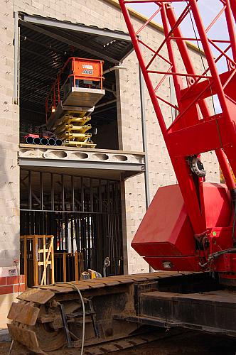 Construction of Cesar E. Chavez Elementary School, Entrance Area