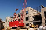 Construction of Cesar E. Chavez Elementary School, Looking West