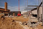 Construction of Cesar E. Chavez Elementary School, Looking West