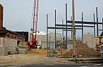 Construction of Cesar E. Chavez Elementary School, Looking West