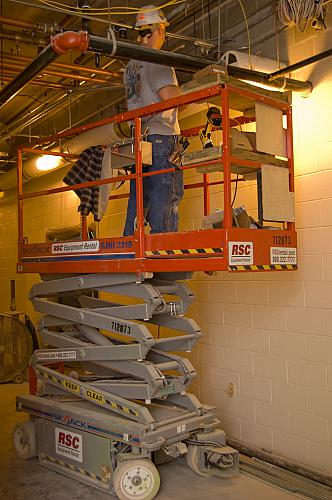 Construction of Cesar E. Chavez Elementary School, Interior