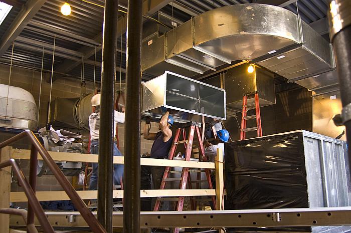 Construction of Cesar E. Chavez Elementary School, Interior