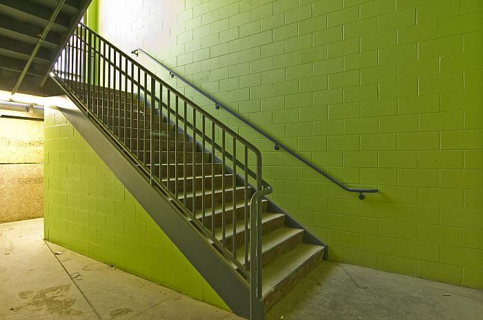 Construction of Cesar E. Chavez Elementary School, Stairs