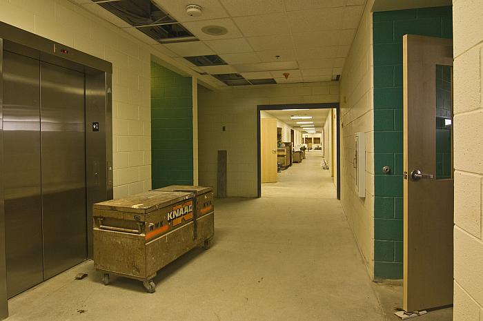 Construction of Cesar E. Chavez Elementary School, Interior