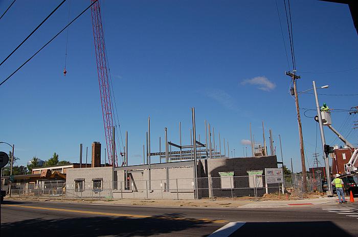 Construction of Cesar E. Chavez Elementary School, Grandville Ave.