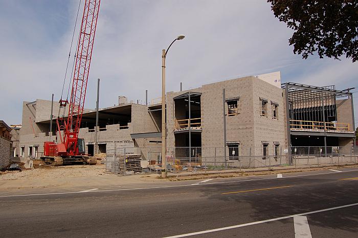 Construction of Cesar E. Chavez Elementary School, Looking NW