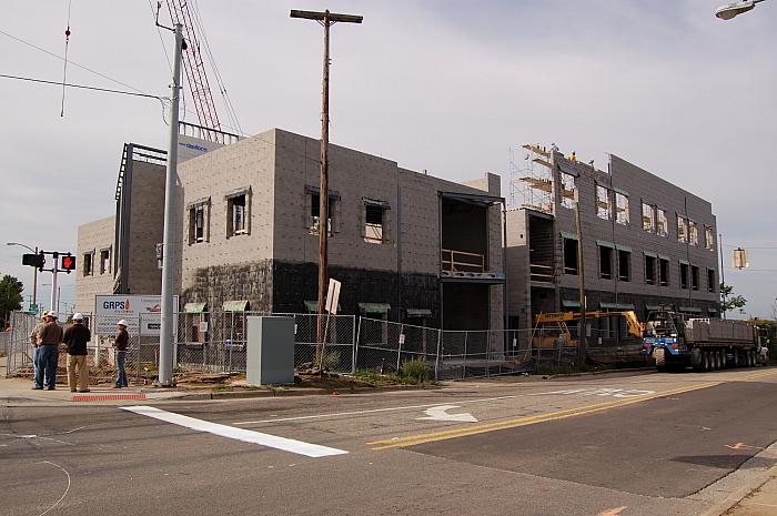 Construction of Cesar E. Chavez Elementary School, SW Corner