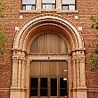 Iroquois Middle School - Main Entrance, Detail