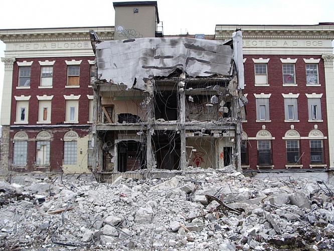 Removal of Addition to the D. A. Blodgett Home (2)