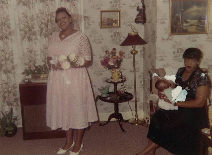 Luenell Atlas in Wedding Dress