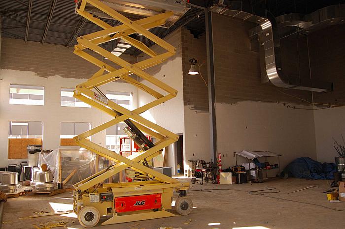 Construction of Cesar E. Chavez Elementary School, Cafeteria