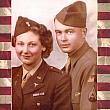 Joy and Russ Lillie in Full Dress Military Uniforms