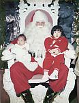 Khuu Sisters with Santa Claus