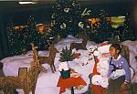 Susan Kifle with Santa Claus