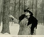 Etta Smith Wilson with Chickadee