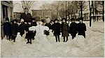Turner School Students in the Snow