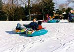 Sliding on the Hill at Northpointe Christian School