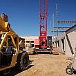 Construction of Cesar E. Chavez Elementary School, Looking West