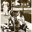 Stuart and Elizabeth Long Riding Wagons