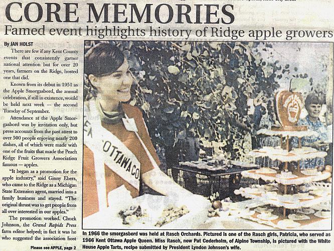 Apple Queen at the Apple Smorgasbord