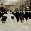 Turner School Students in the Snow