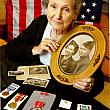 Joy Lillie with Military Medals