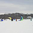 Ice Kites on Reeds Lake