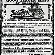 Stagecoach Line Advertisement