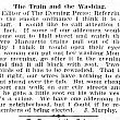 The Train and the Washing