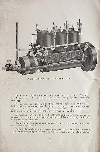 Pease Boat Engine