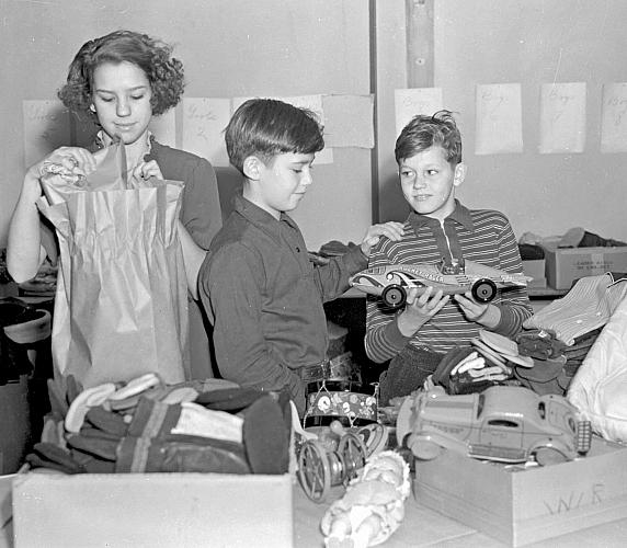 Packing Toys for the Santa Claus Girls