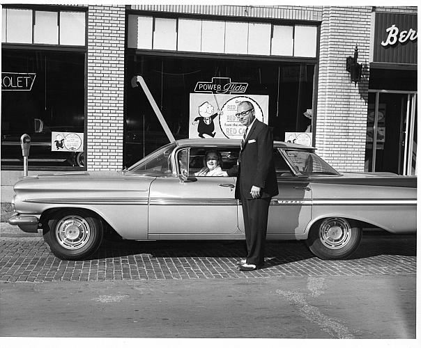 Dale Berger, Sr. with New Chevrolet Impala