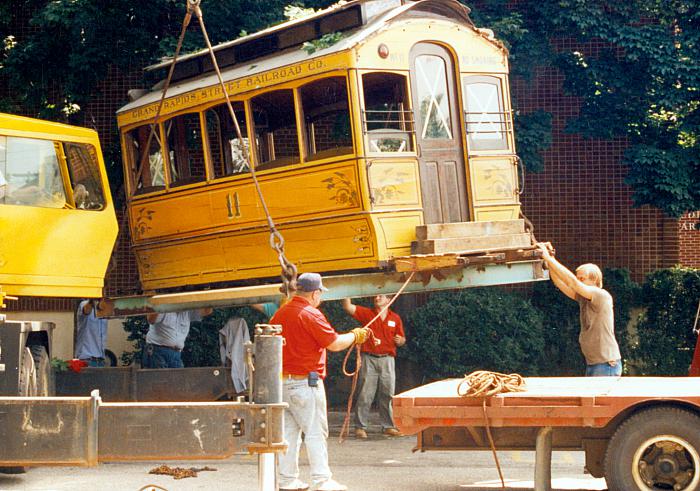 Moving the GR Railway Co. Streetcar
