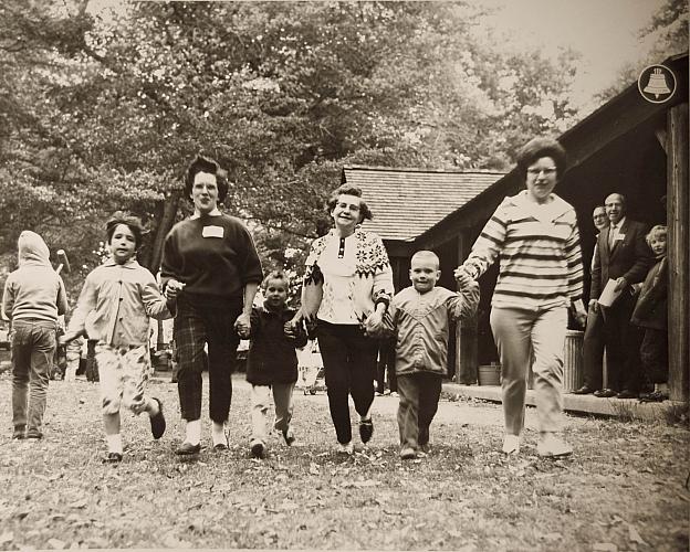Counselors and Kids at Camp Blodgett