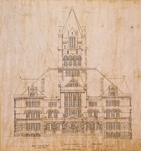 Kent County Court House, Crescent Ave. Elevation