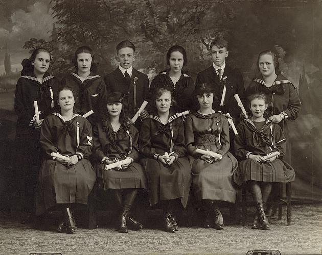 Hall School Graduation January 1919 (1)