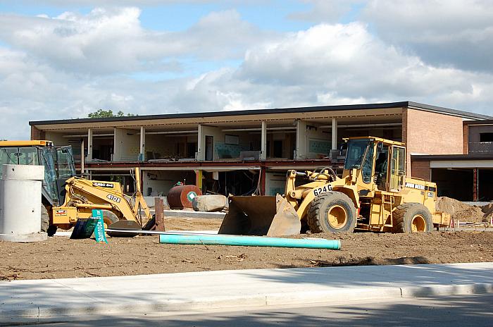 Hall School Demolition, Close-up