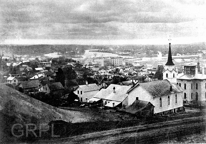 View from E. Bridge St. Hill