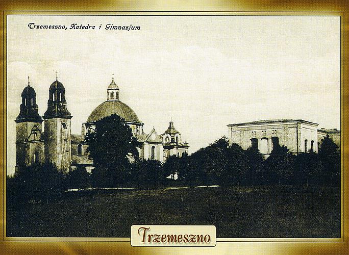 Cathedral and School, Trzemeszno, Poland, pre-1926