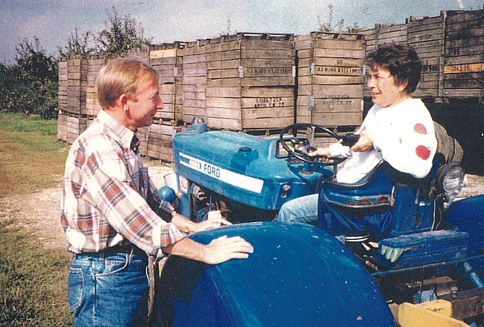 Ginny Ebers with Pete Sikkema