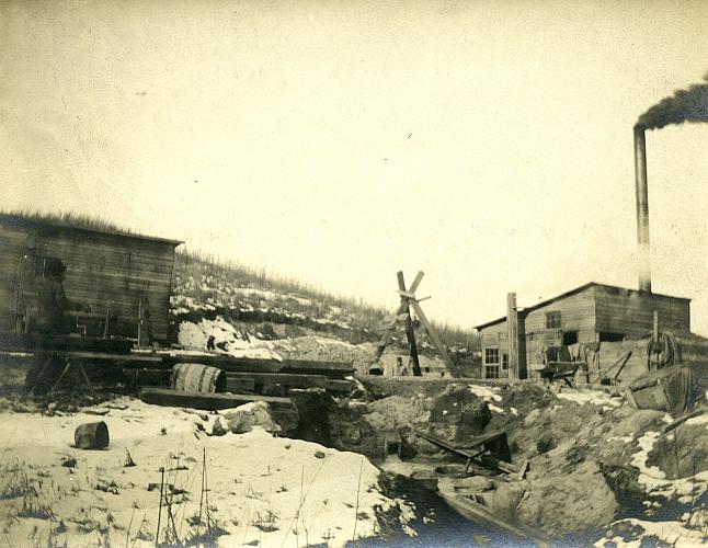 Gypsum Mine Shaft, Boiler House, and Blacksmith Shop