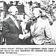 Congresesman Gerald R. Ford and Governor G. Mennen Williams at the Apple Smorgasbord