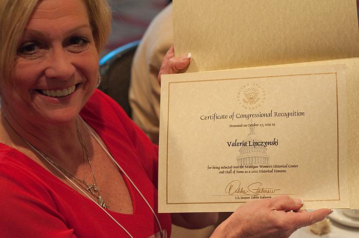 Valeria Lipczynski, Congressional Recognition