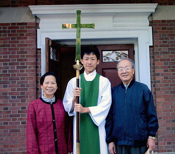 Yefei Jin and Grandparents