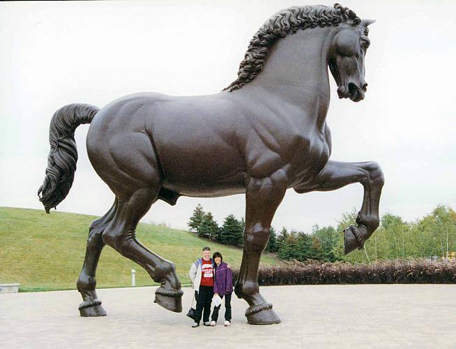 The Da Vinci Horse at Meijer Garden