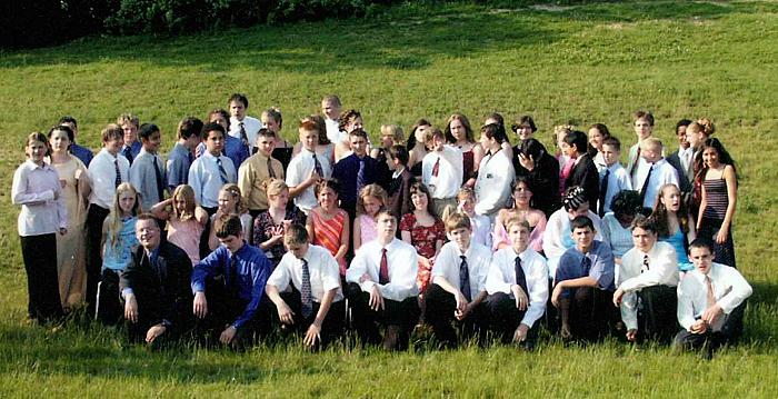 Eighth Grade Class, 2004, Walker Charter Academy