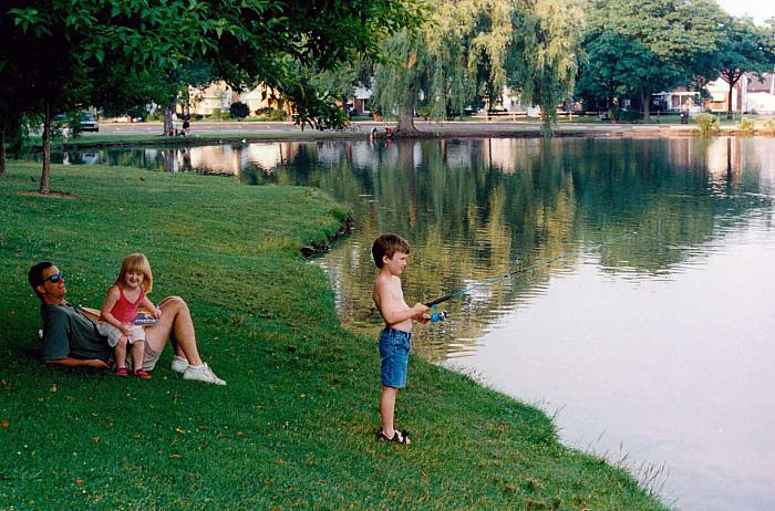 Fishing at Richmond Park
