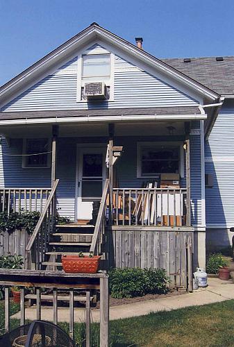 House in 300 block of Sunset Ave., Rear View